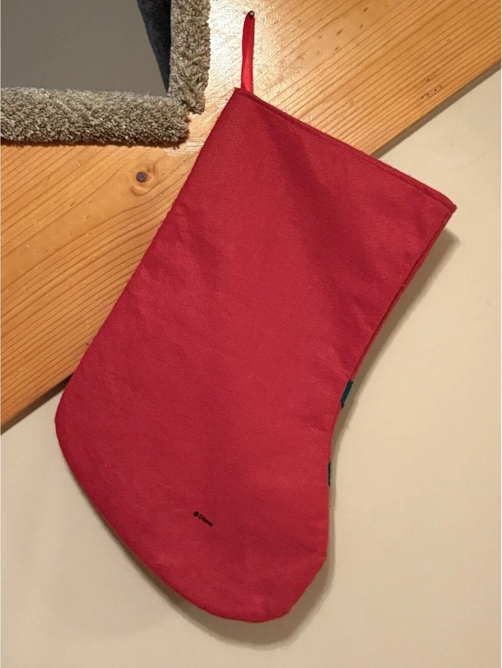 90’s Disney Store Winnie The Pooh Christmas Stocking 21” Felt Appliqué 3D